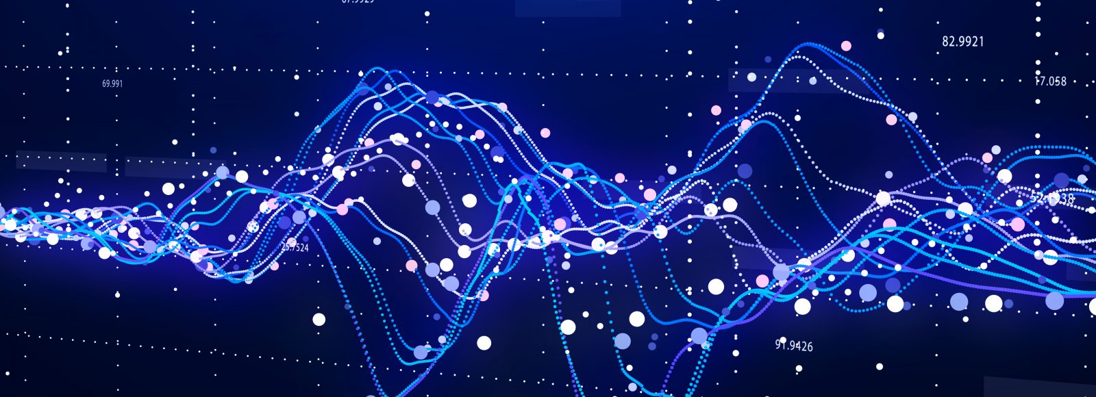 Stock market chart. Big Data. Business Graph. Investment graph. Abstract financial chart. 3D rendering.