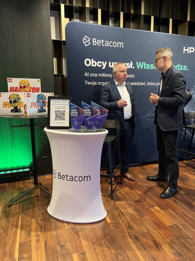 Spotkanie przy stoisku Betacom podczas HPE Innovation Day 2026