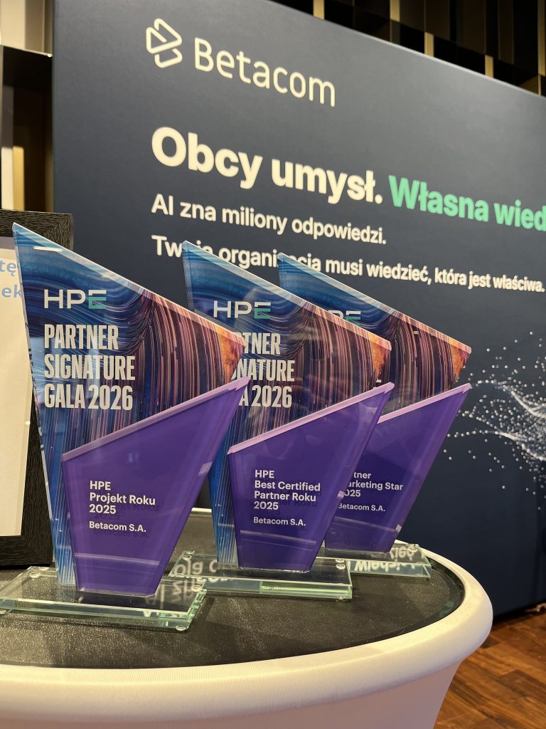 Nagrody HPE Partner Signature Gala 2026 dla Betacom